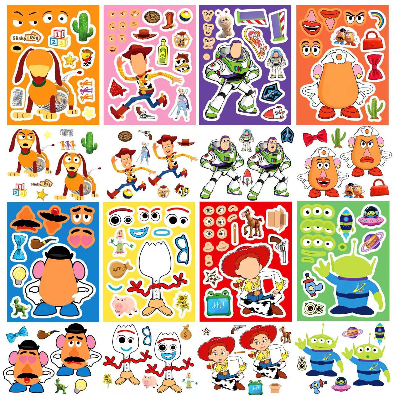 Party Games Crazy - 1 box of 8 sheets Make
