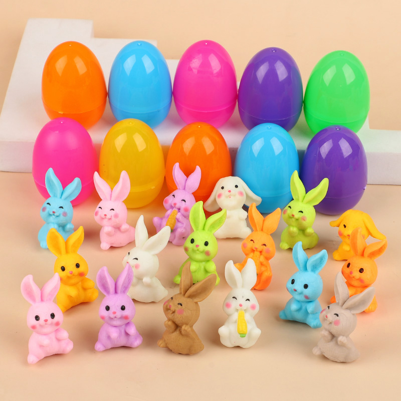 24Pcs Easter Egg With Rabbit F - Party Games Easter Egg のレビューと価格