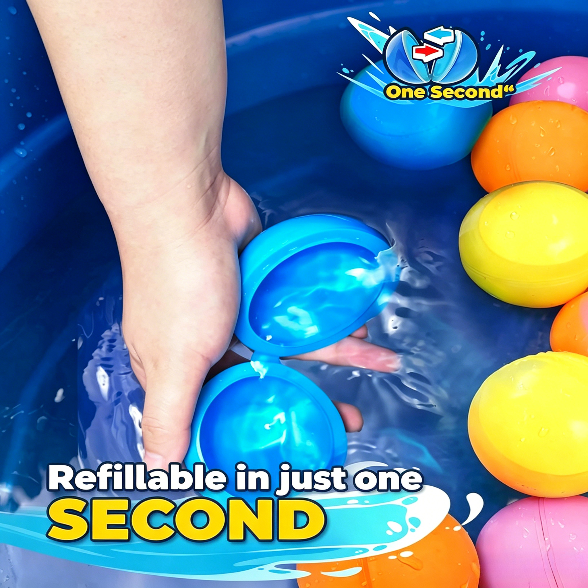 Reusable silicone water balloo - Party Games Using Balloons のレビューと価格
