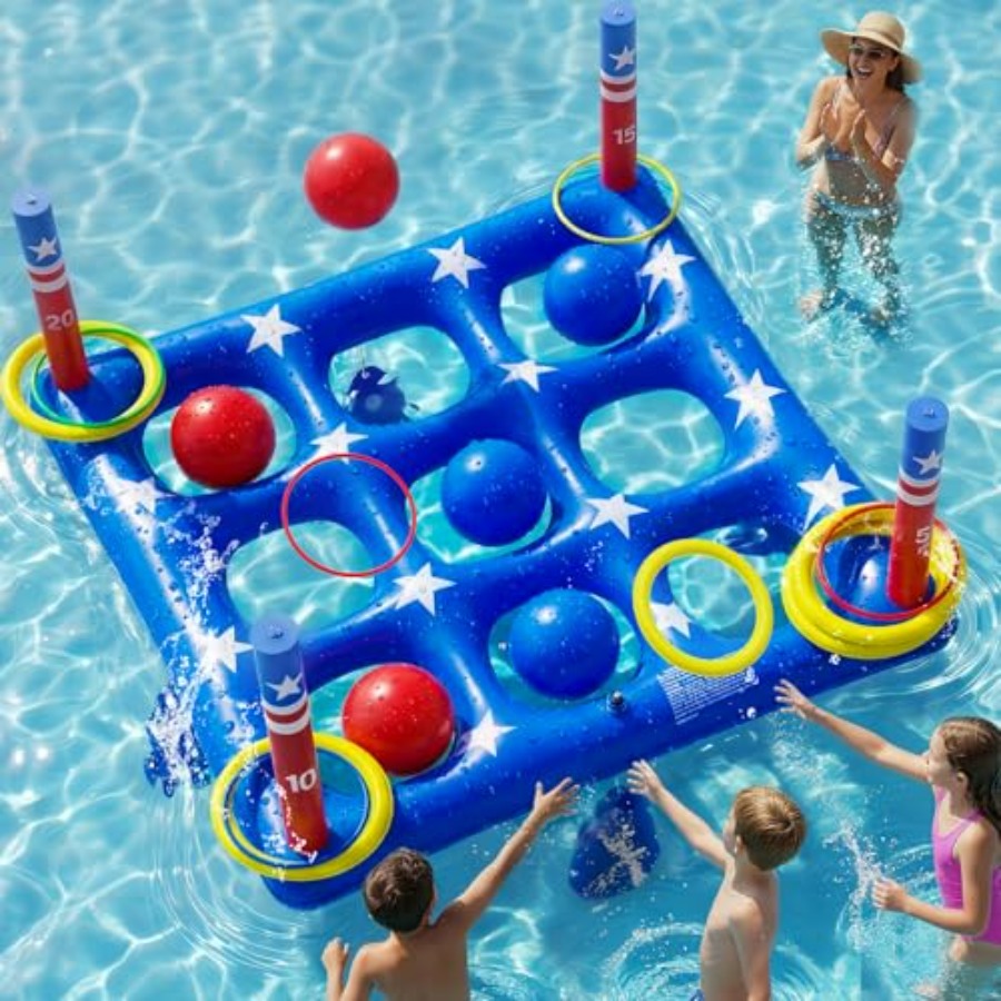 Pool Party Toys Games Set - Gi - Tic Tac Toe Giant のレビューと価格