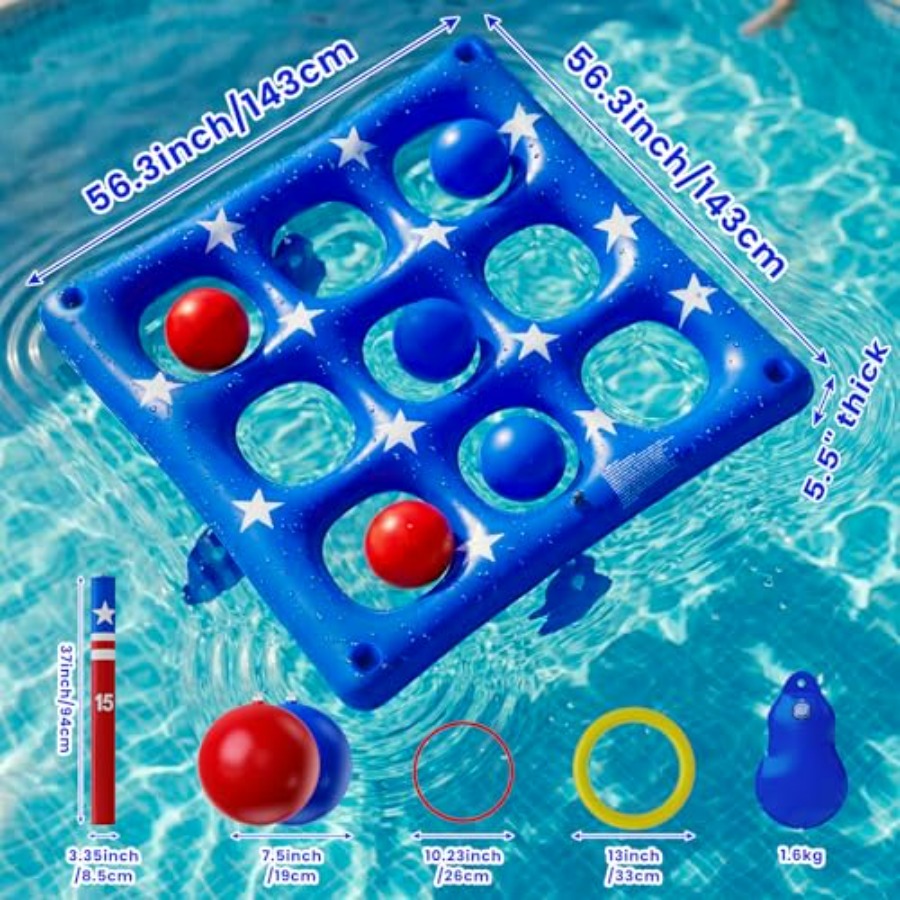 Pool Party Toys Games Set - Gi - Tic Tac Toe Giant のレビューと価格