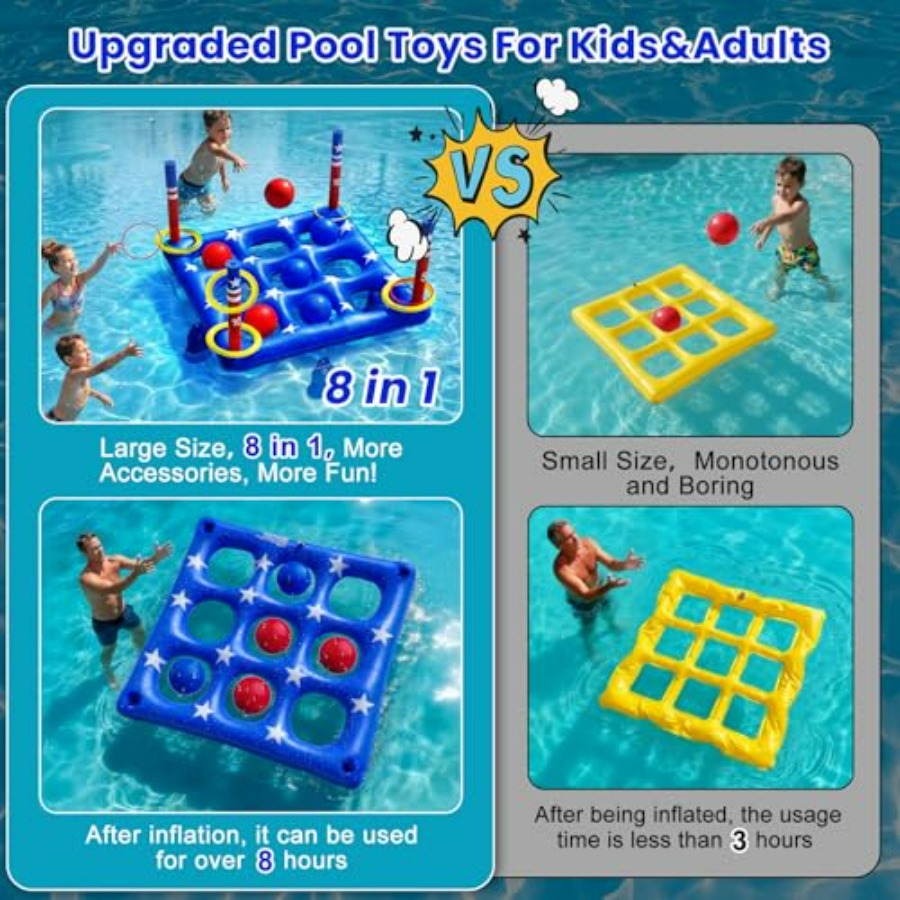 Pool Party Toys Games Set - Gi - Tic Tac Toe Giant のレビューと価格