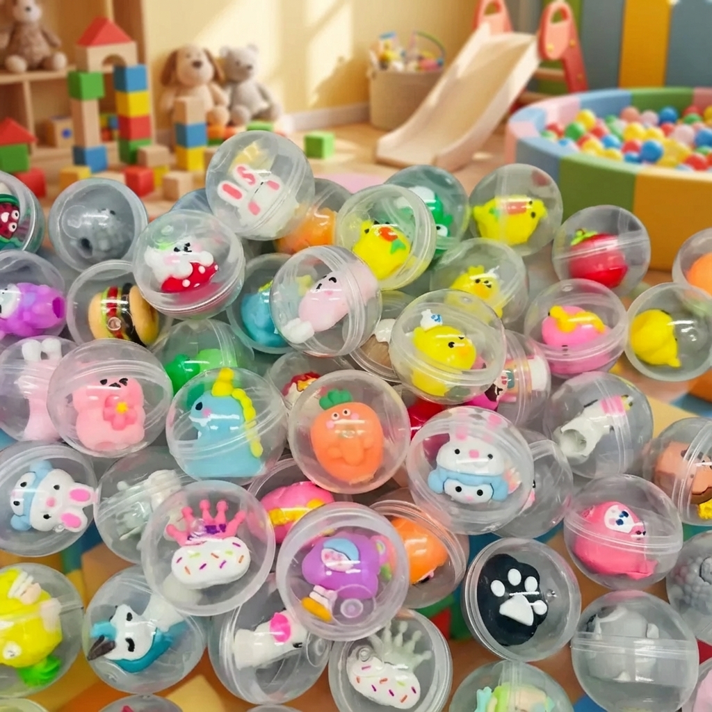 30 Pcs 32mm Transparent Eggshe - Party Games Crazy のレビューと価格
