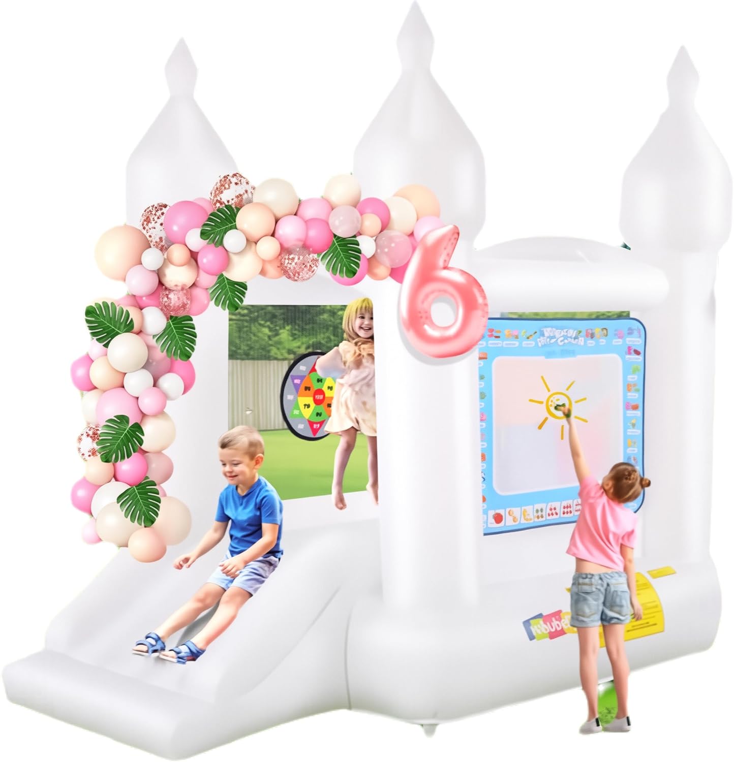 Inflatable Bounce House with S - Party Games Using Balloons のレビューと価格