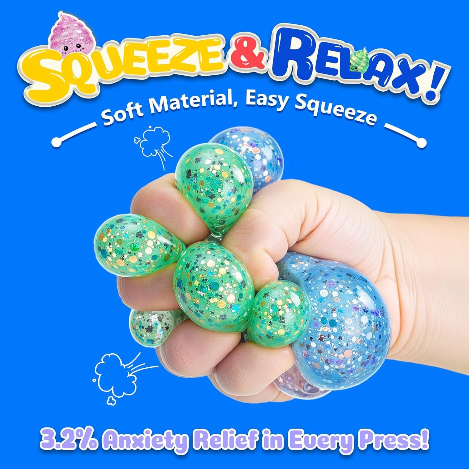 Novelty Squishy Poo Stress Bal - Party Games Adults Funny のレビューと価格