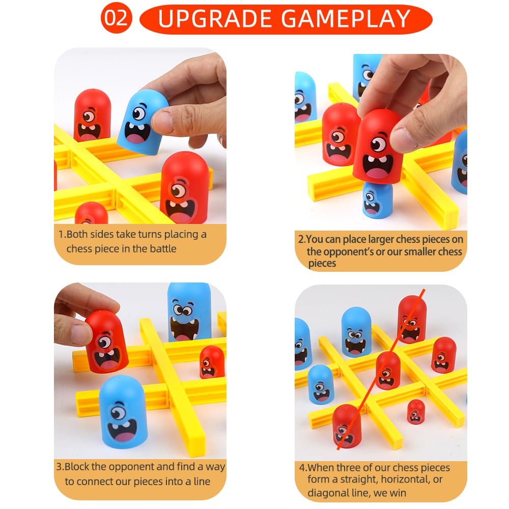 Funny Table Board Games Tic Ta - Tic Tac Toe Giant のレビューと価格