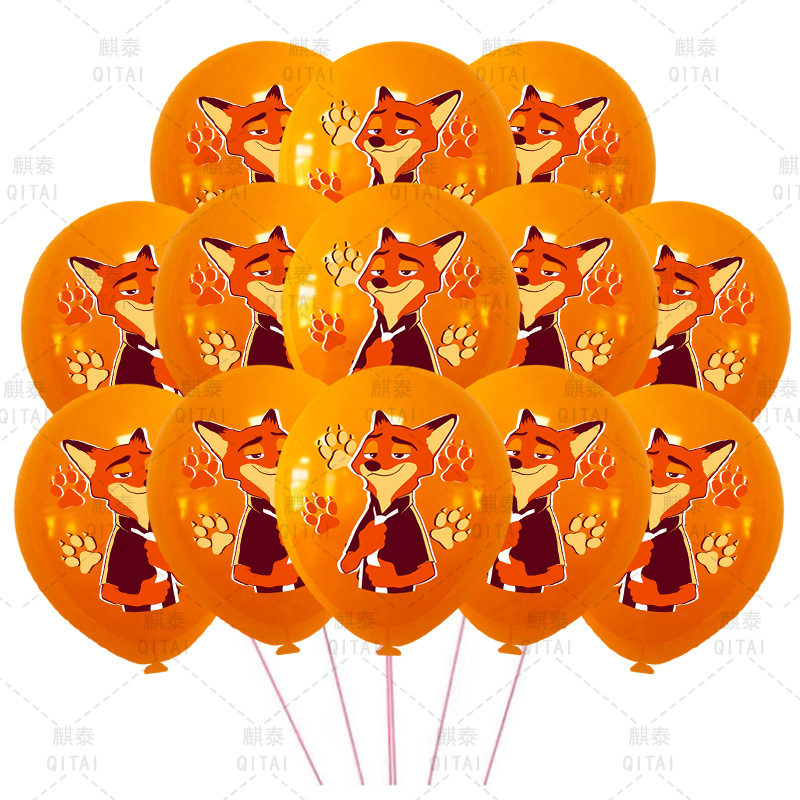 New Zootopia Balloons Wild Ani - Party Games Crazy のレビューと価格