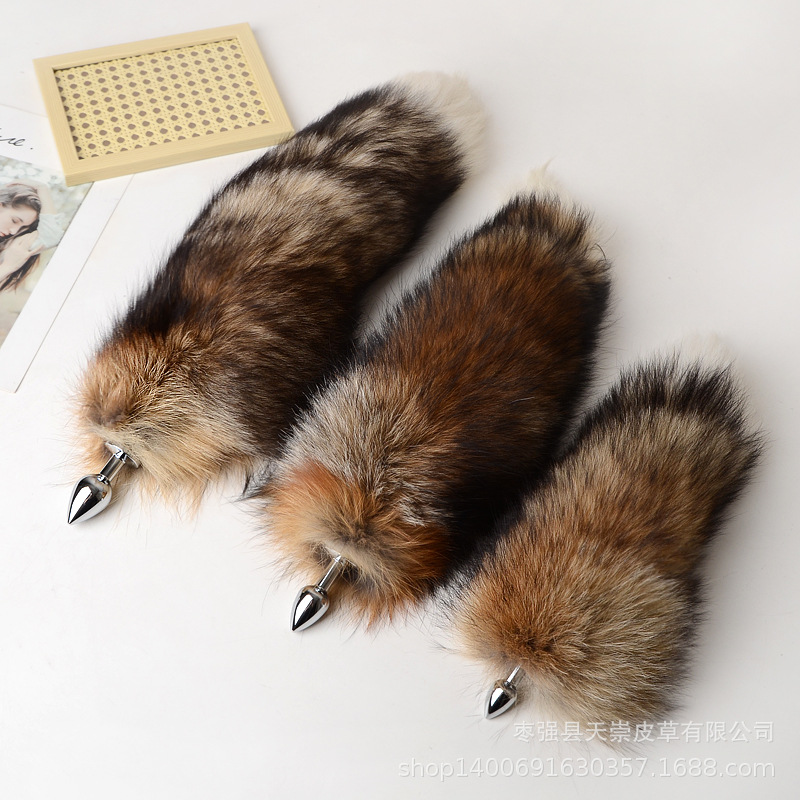 30-100cm Sexy Real Fox Tails w - Party Games Adults Funny のレビューと価格