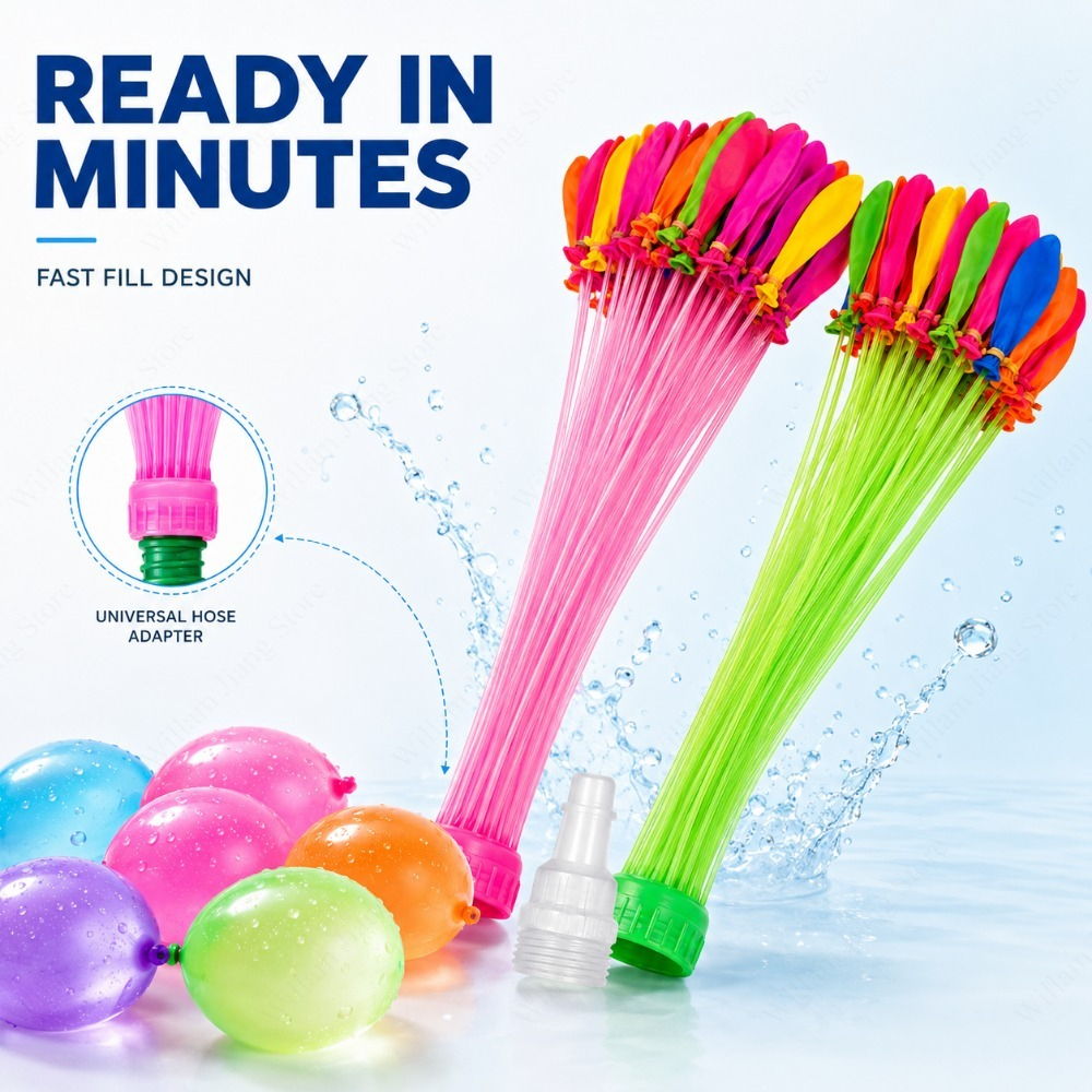 1/3/5 PCS Quick Fill Water Bal - Party Games Using Balloons のレビューと価格