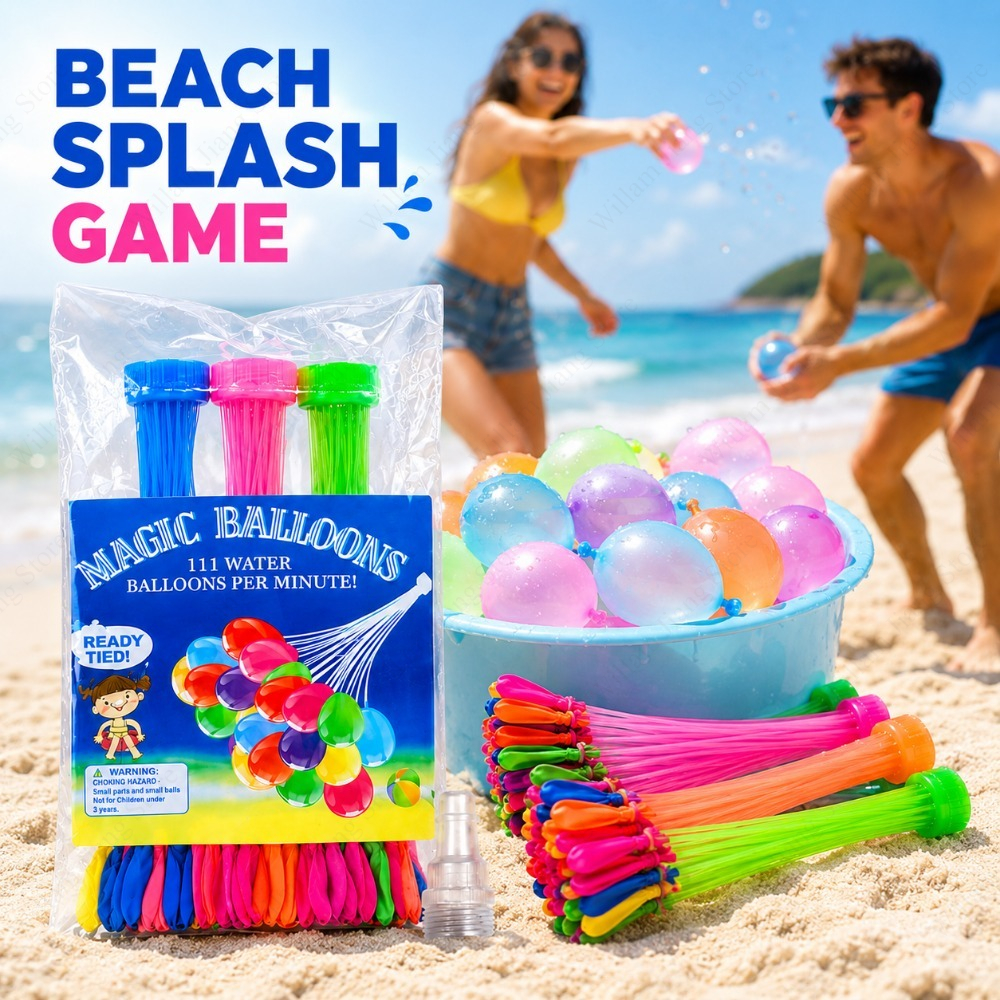 1/3/5 PCS Quick Fill Water Bal - Party Games Using Balloons のレビューと価格
