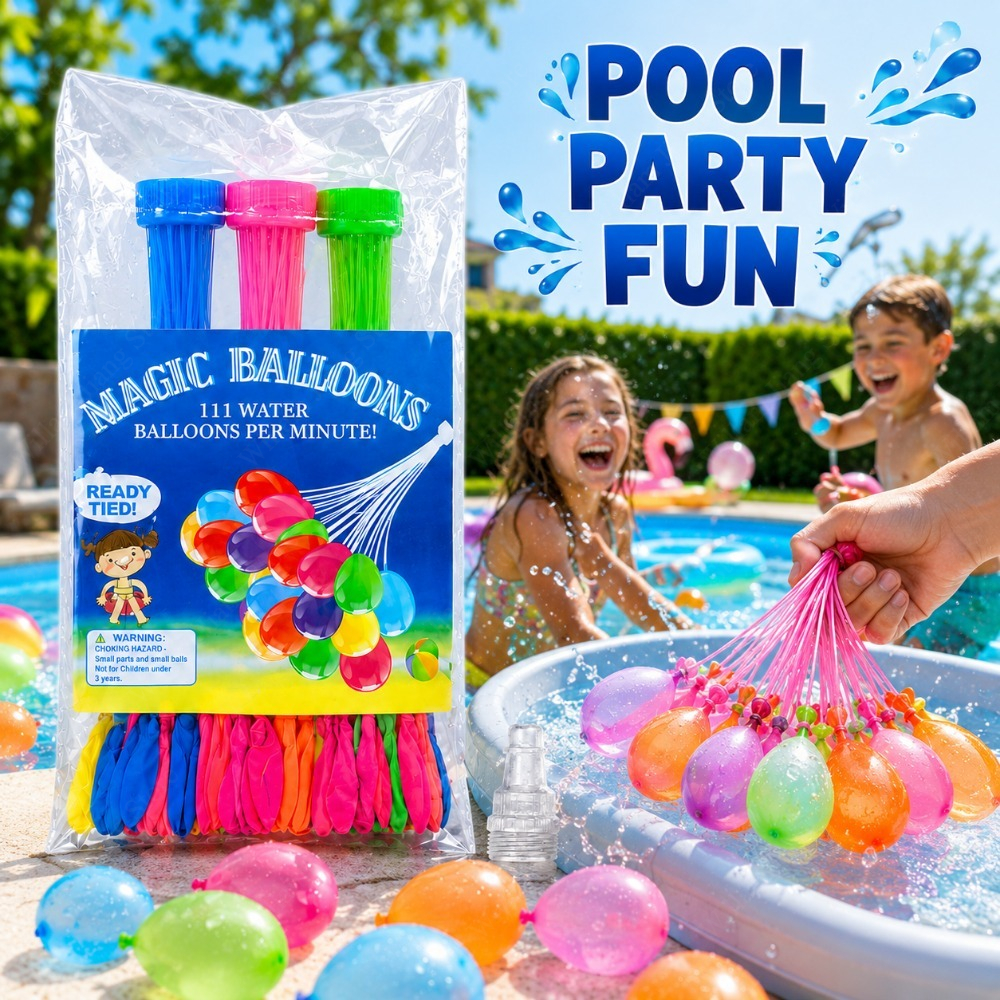 1/3/5 PCS Quick Fill Water Bal - Party Games Using Balloons のレビューと価格