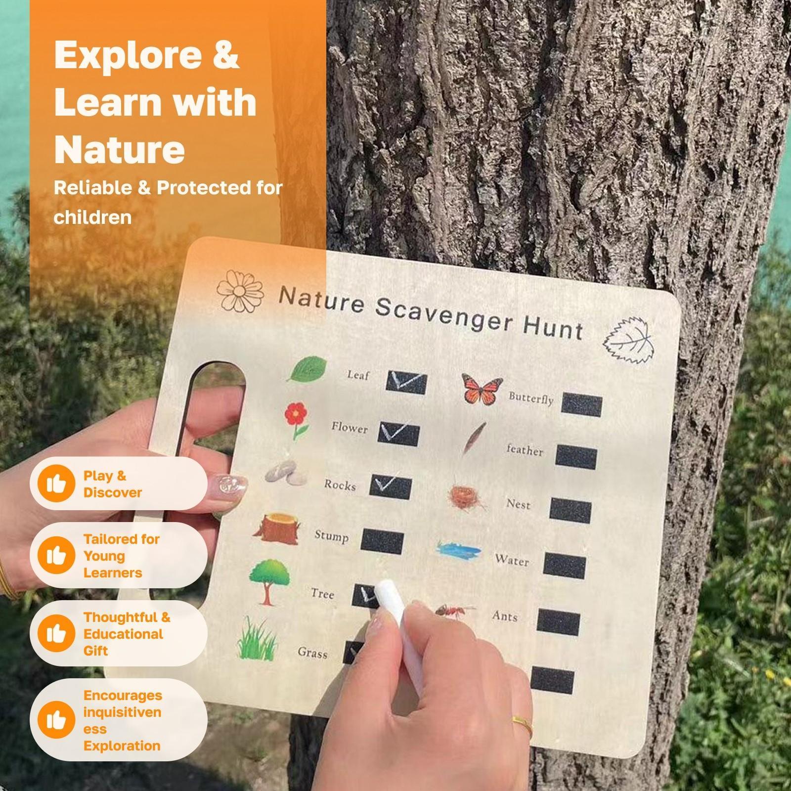 Nature Exploration Toys Find T - Scavenger Hunt Card のレビューと価格