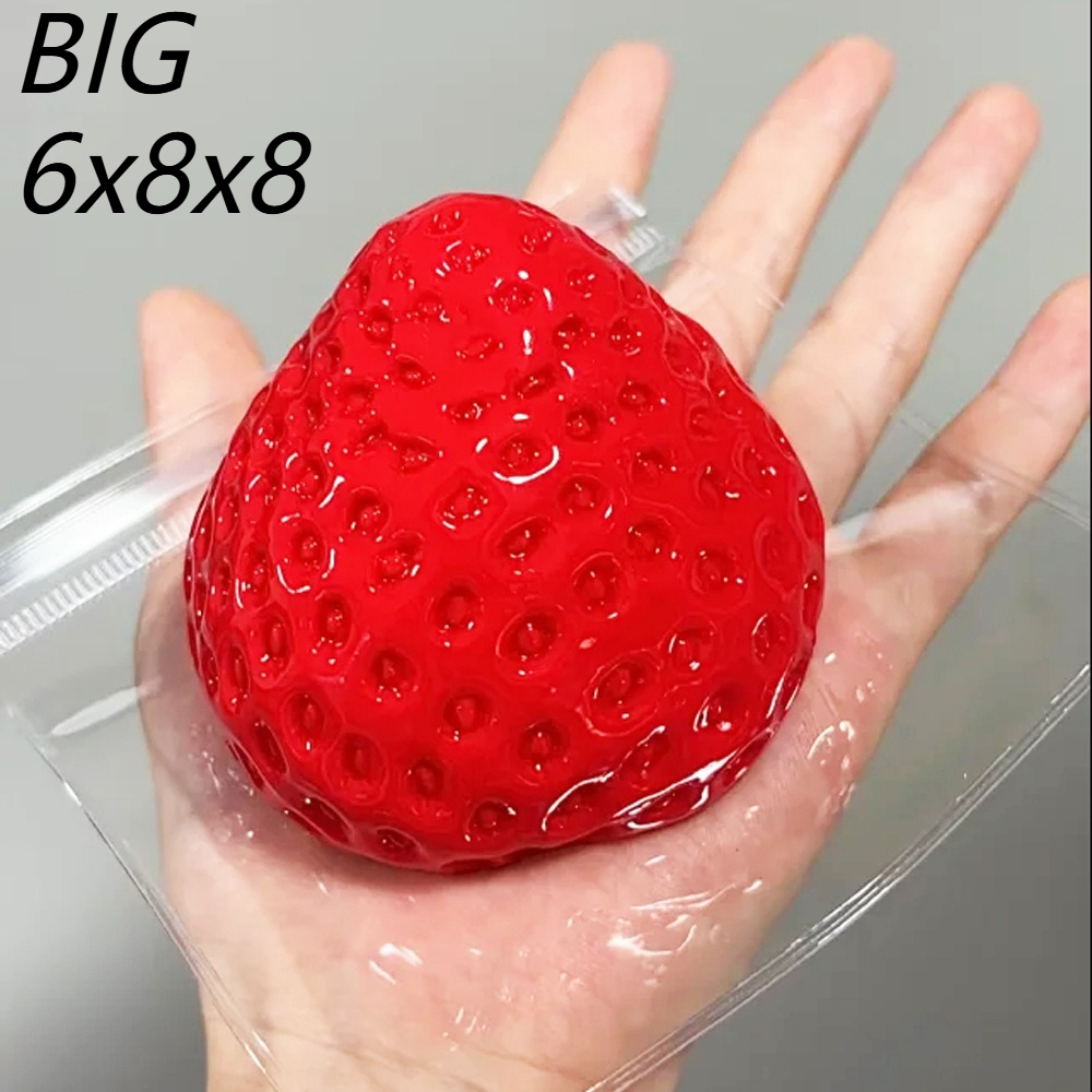 Strawberry Squeeze Toy Fidget  - Party Games Crazy のレビューと価格