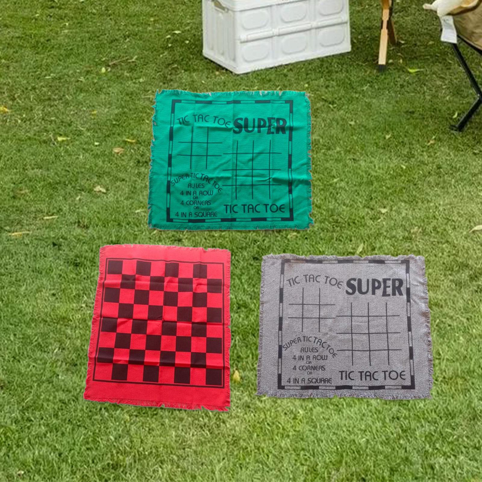Giant Checkers Board Game Set, - Tic Tac Toe Giant のレビューと価格