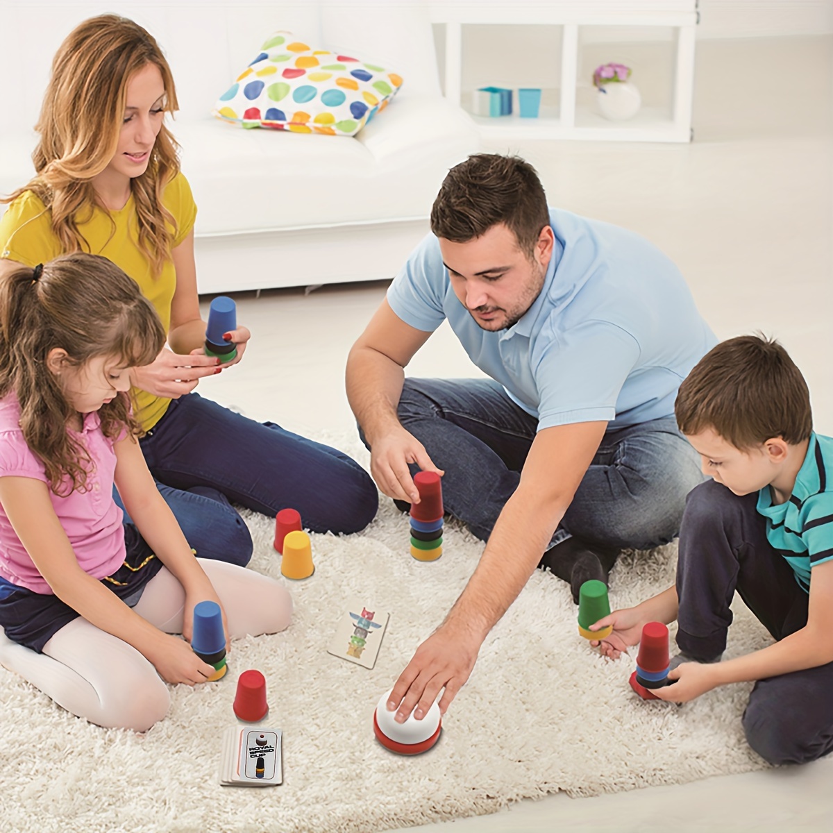 Stacked Cup Chessboard Game To - Party Games Multiplayer のレビューと価格