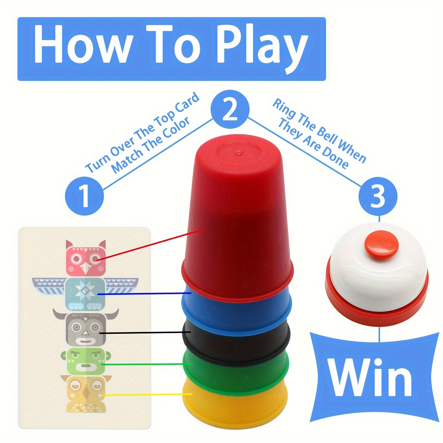 Stacked Cup Chessboard Game To - Party Games Multiplayer のレビューと価格