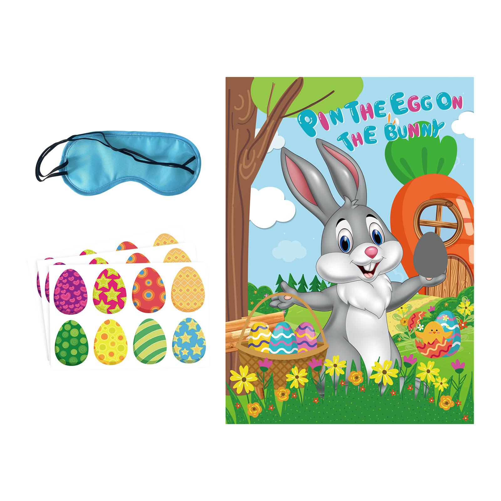 Pin The Egg on The Bunny Easte - Party Games Easter Egg のレビューと価格