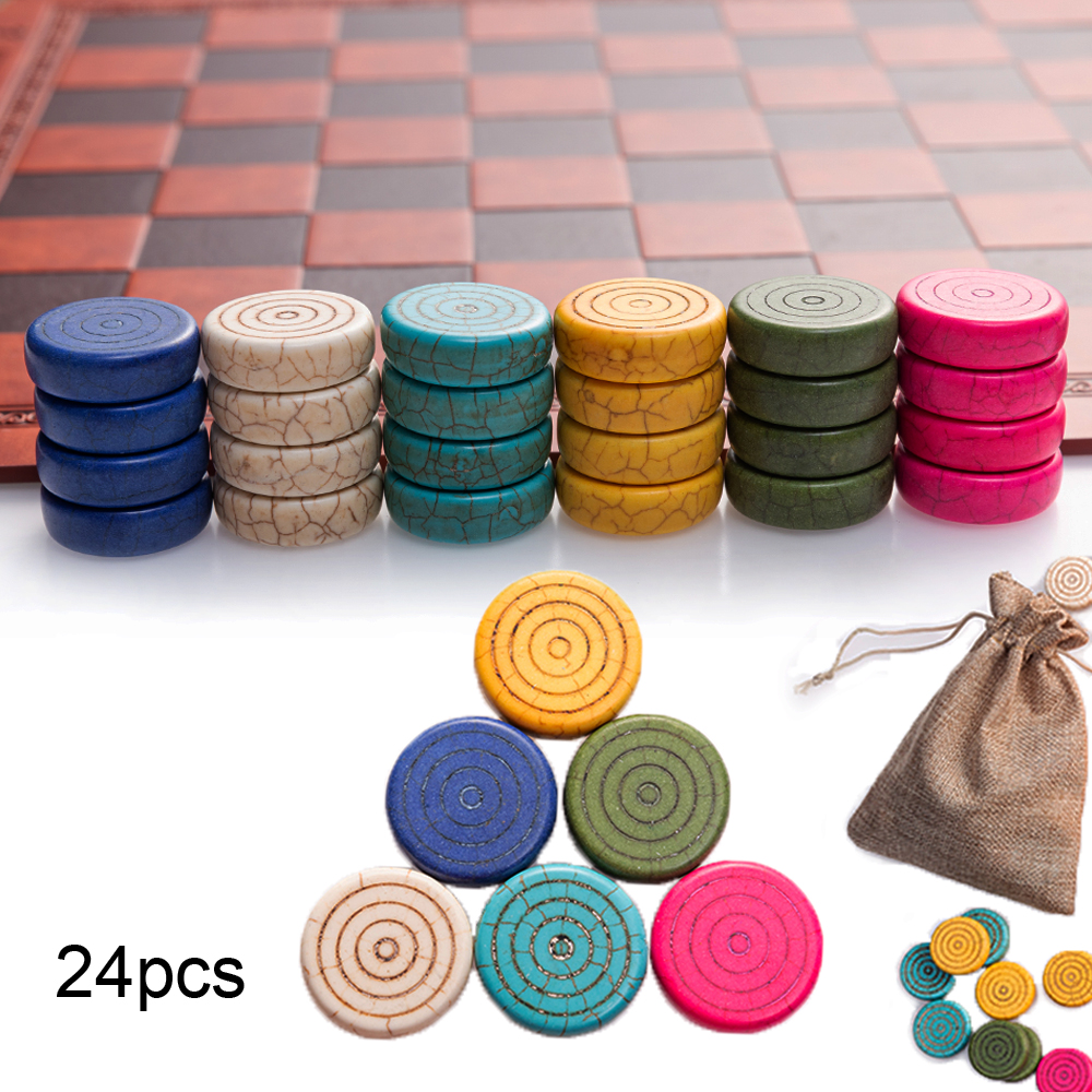24pcs Stone Chess Checkers Tab - Party Games Multiplayer のレビューと価格