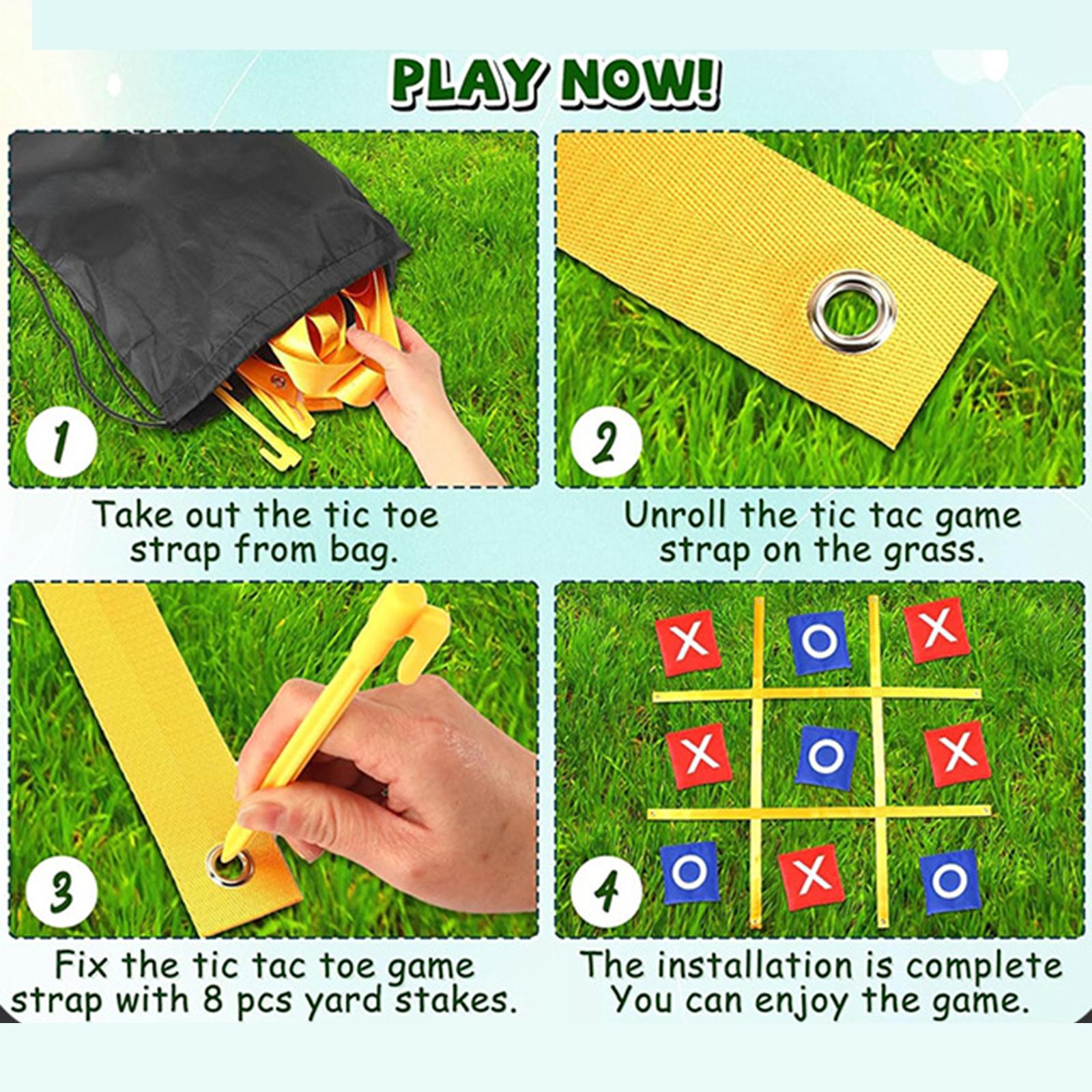 Giant Tic TAC Toe Outdoor Game - Tic Tac Toe Giant のレビューと価格