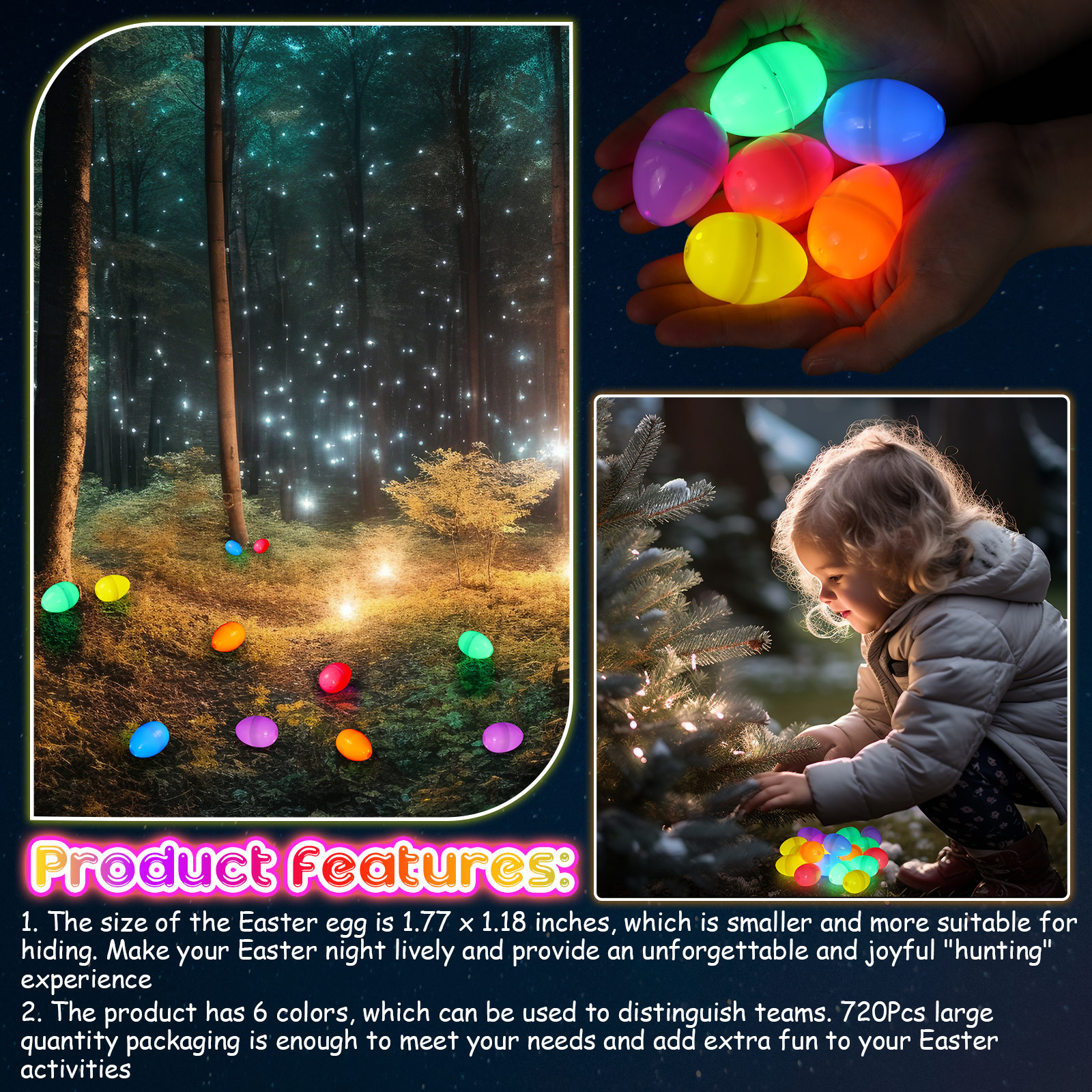 100-300Set Easter Eggs with Mi - Party Games Easter Egg のレビューと価格
