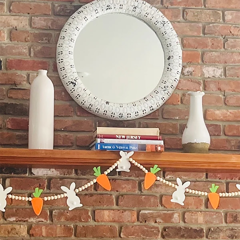 Bunny rabbit Carrot Garland ha - Party Games Easter Egg のレビューと価格
