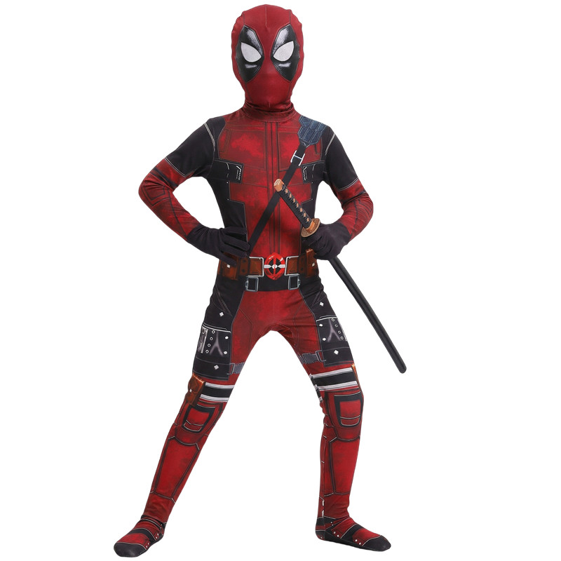 3-12Y Kids Deadpool Costume wi - Party Games Crazy のレビューと価格