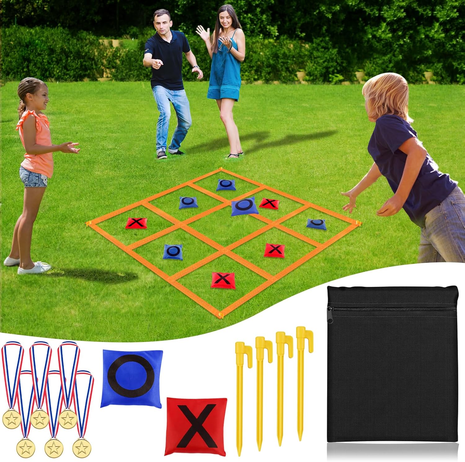 Outdoor Giant Tic Tac Toe Game - Tic Tac Toe Giant のレビューと価格