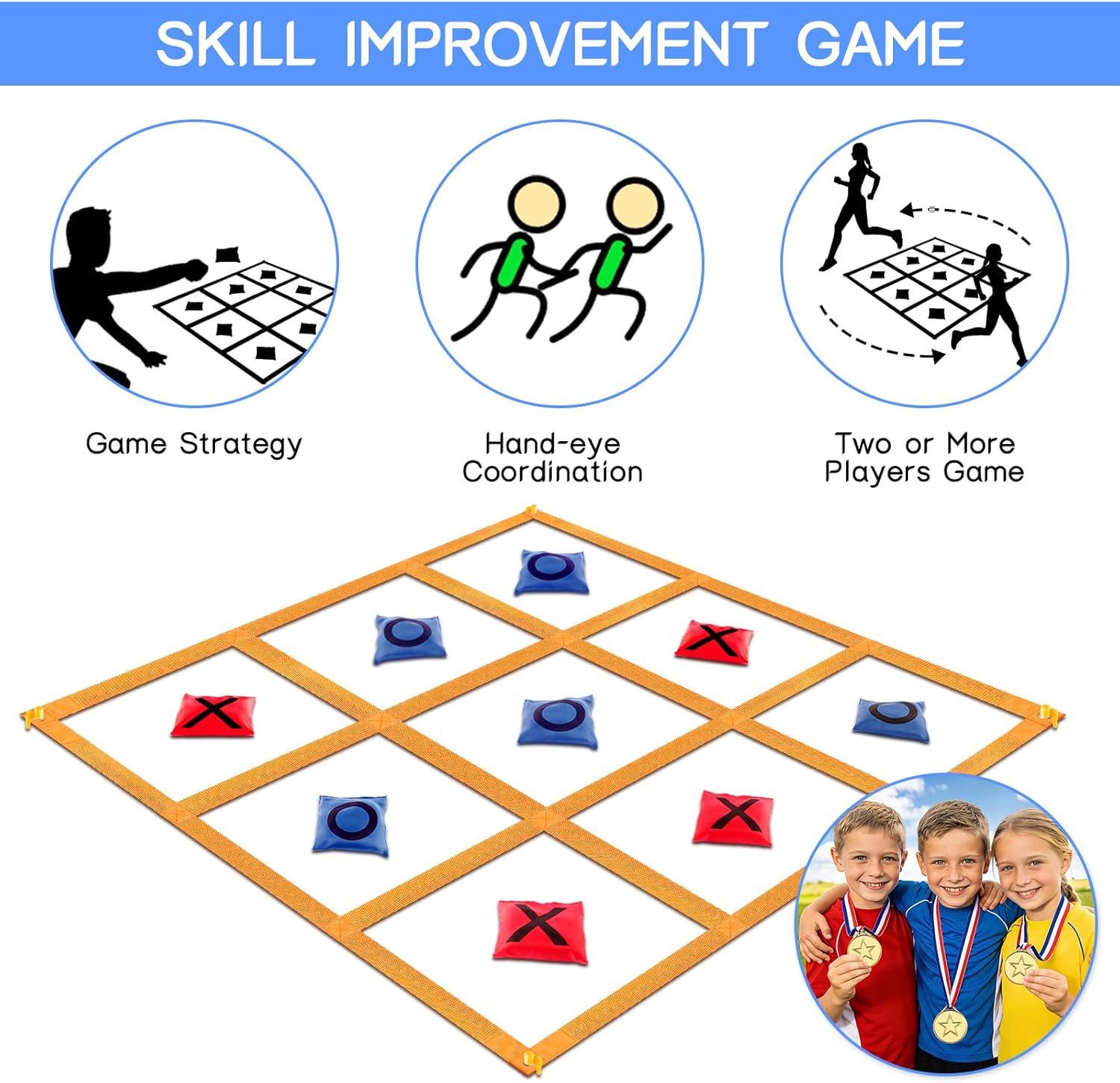 Outdoor Giant Tic Tac Toe Game - Tic Tac Toe Giant のレビューと価格