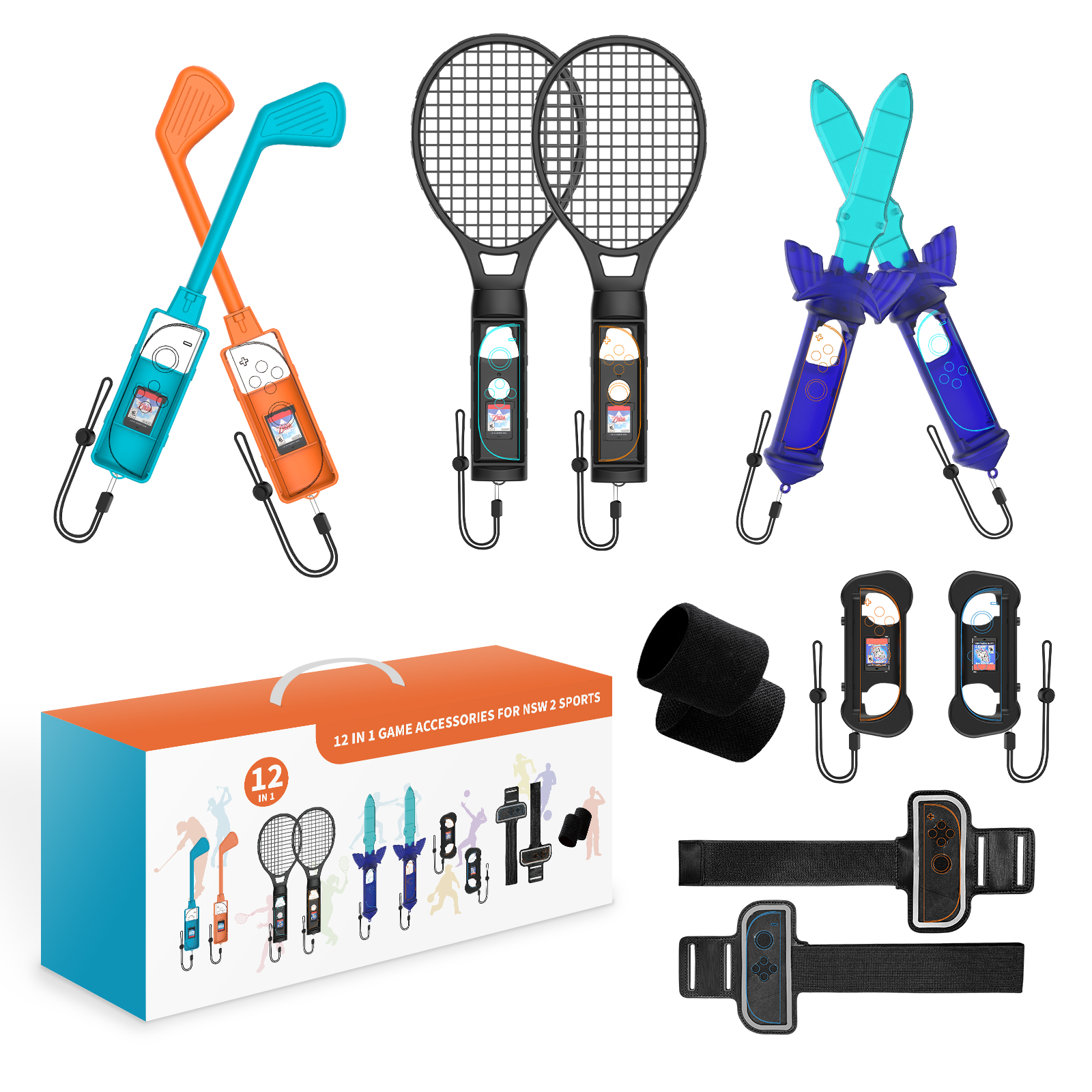 12 in 1 Sports Accessories Set - Party Games Switch 2 のレビューと価格