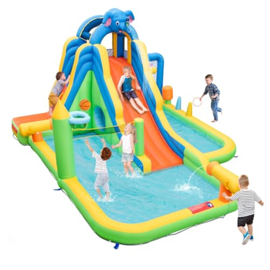 Inflatable Water Slide 9-in-1  - Tic Tac Toe Giant のレビューと価格
