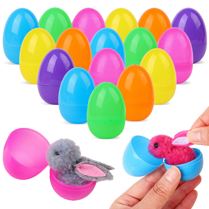 24/48Pcs Cute Easter Egg with  - Party Games Easter Egg のレビューと価格
