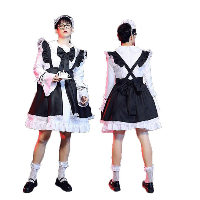 Comical Male Maid Skirt Costum - Party Games Crossplay のレビューと価格