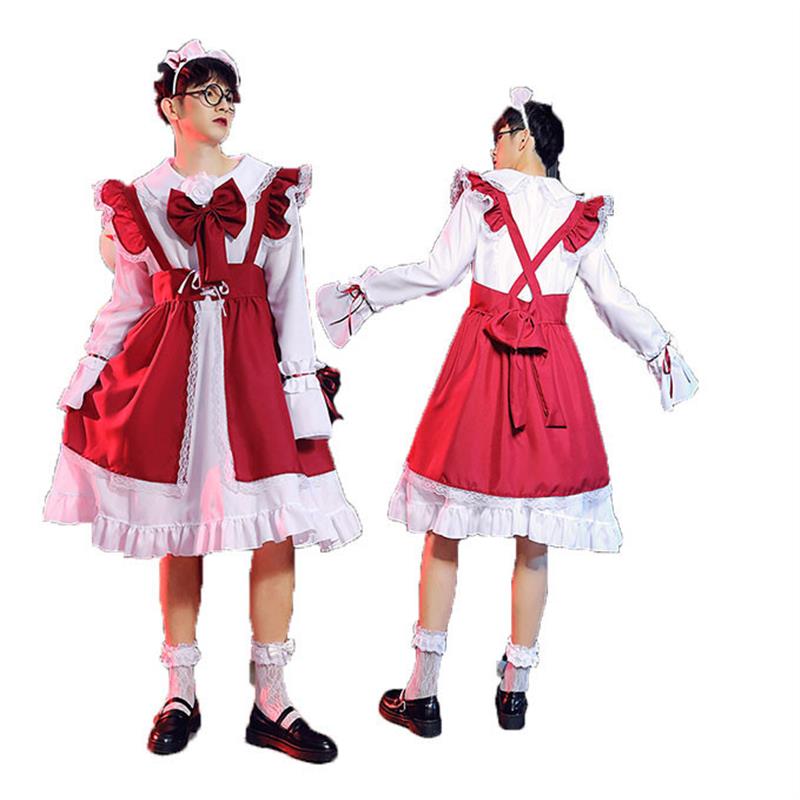 Comical Male Maid Skirt Costum - Party Games Crossplay のレビューと価格