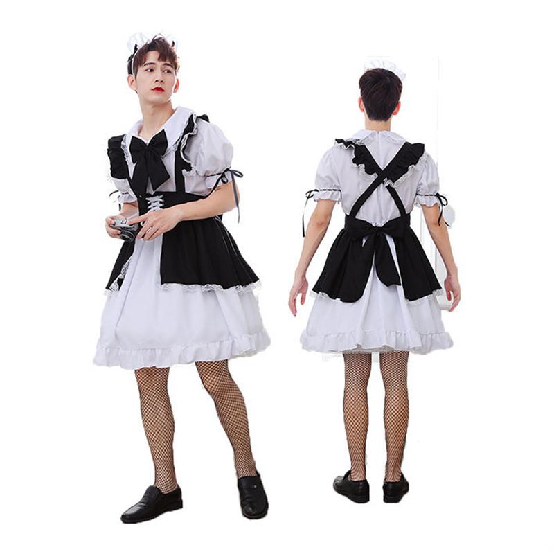 Comical Male Maid Skirt Costum - Party Games Crossplay のレビューと価格