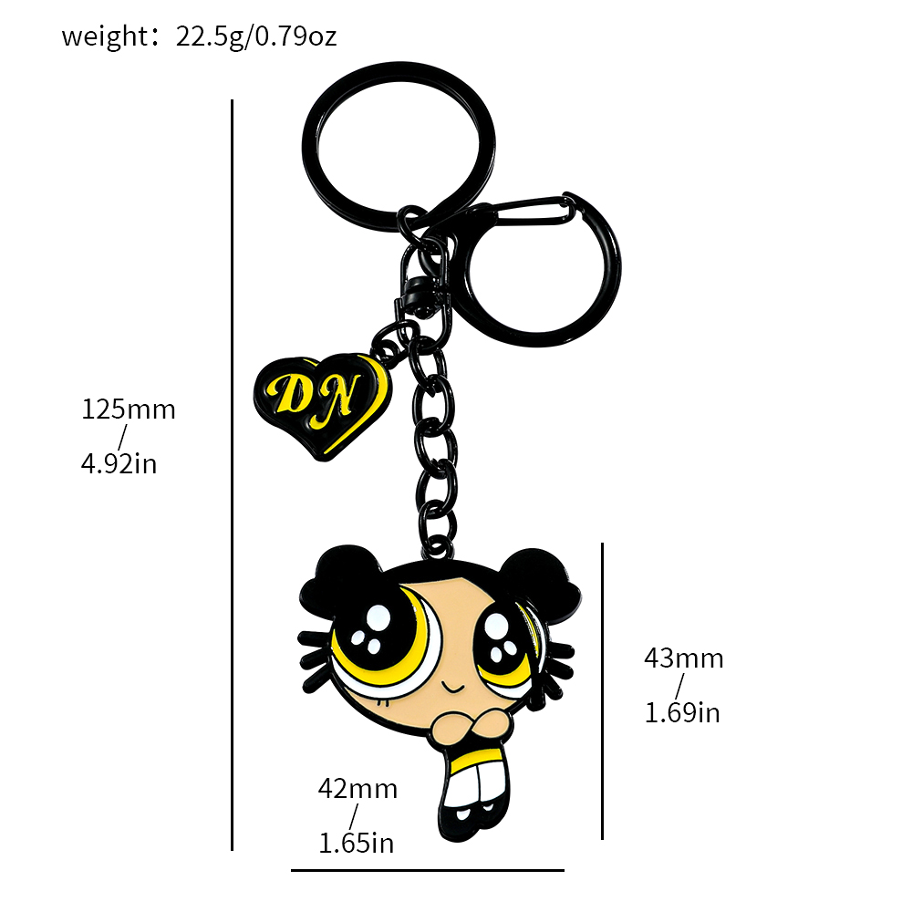 Anime Cute Girl Keychain Bag C - Party Games Crazy のレビューと価格