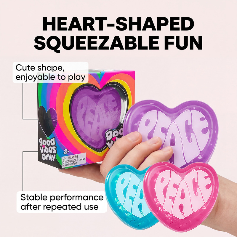 InStock PEACE Heart Shape Squi - Party Games Adults Funny のレビューと価格