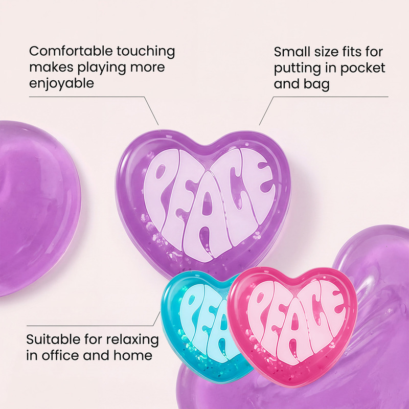 InStock PEACE Heart Shape Squi - Party Games Adults Funny のレビューと価格